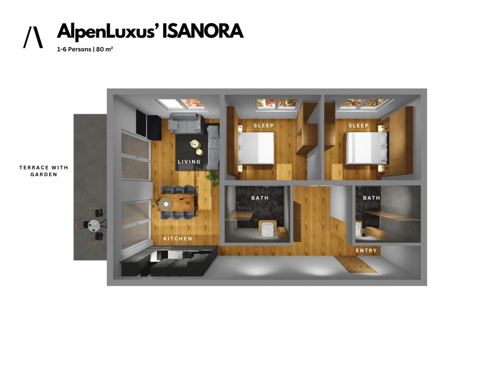 Isanora - Garden & Private Whirlpool By Alpenluxus Appartements Fügen Exteriér fotografie